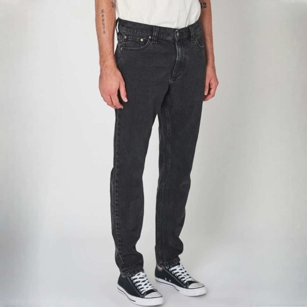 Rolla's Tim Slim Black Jeans Slim Fit 33x32